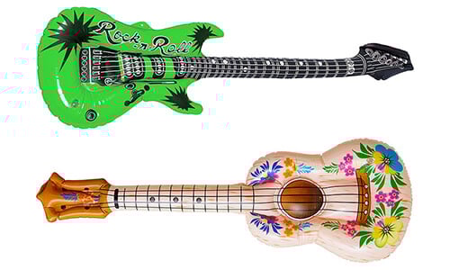 Opblaasbare Gitaar