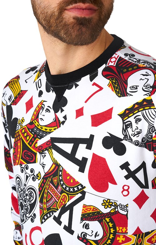 Trui OppoSuits King of Clubs (detail)