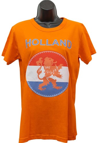 Oranje Shirt Holland Dames