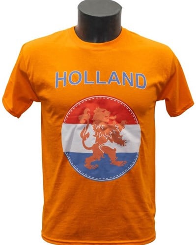 Oranje Shirt Holland Heren