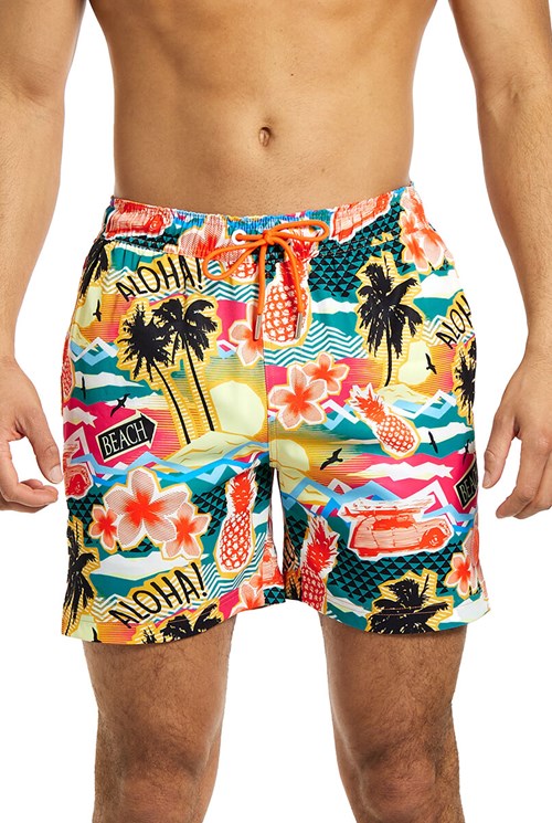 OppoSuits Zwembroek Aloha Hero (detail voorkant)