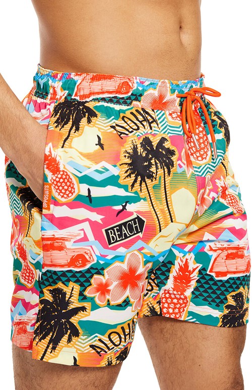 OppoSuits Zwembroek Aloha Hero (details zijkant)