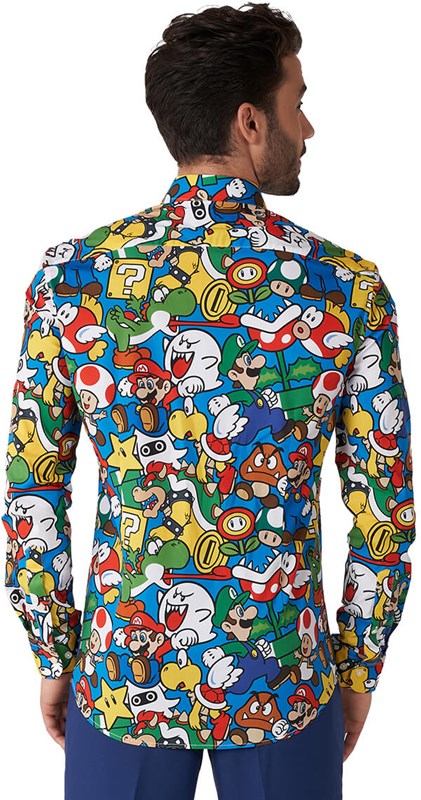 Overhemd OppoSuits Super Mario ™ (achterkant)