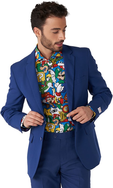 Overhemd OppoSuits Super Mario ™ (voorbeeld)