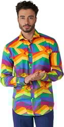 Overhemd OppoSuits Zig Zag Rainbow