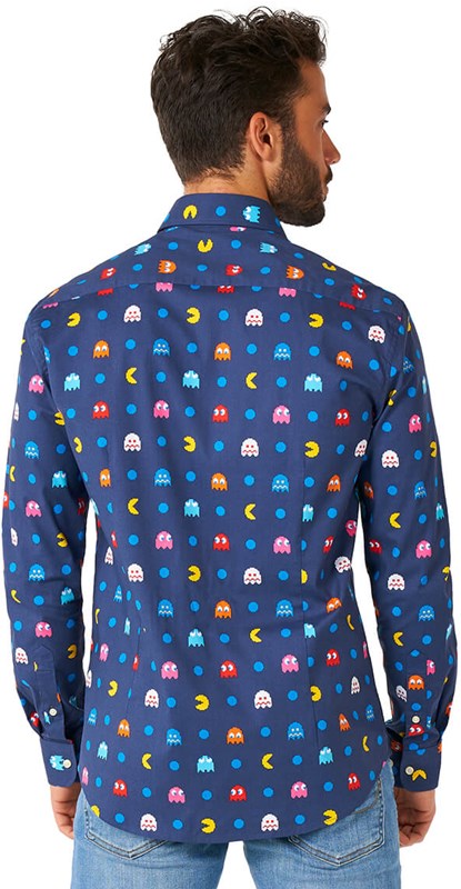 Overhemd OppoSuits Pixel PAC-MAN™ (achterkant)