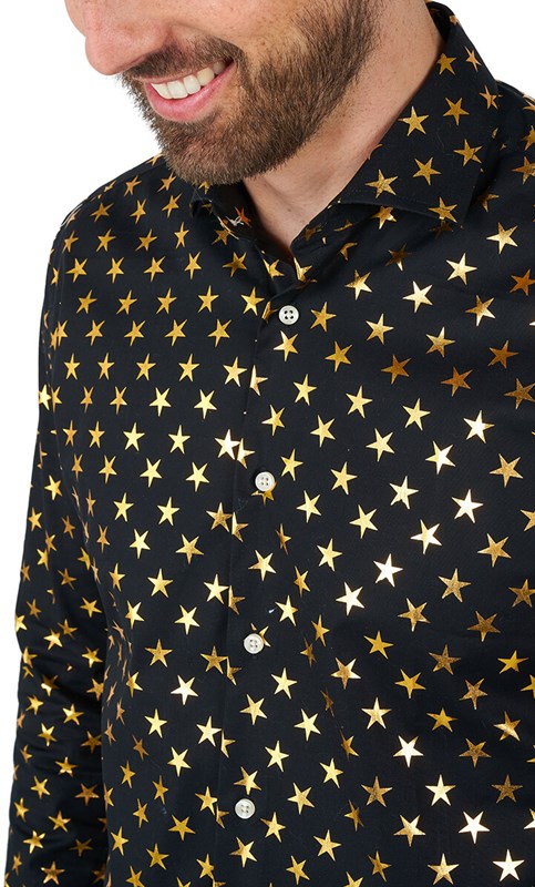 Overhemd OppoSuits Shiny Polka Star (detail)