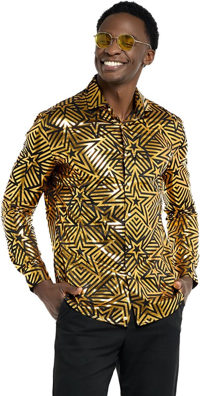 Overhemd OppoSuits Golden Geo Star (1)