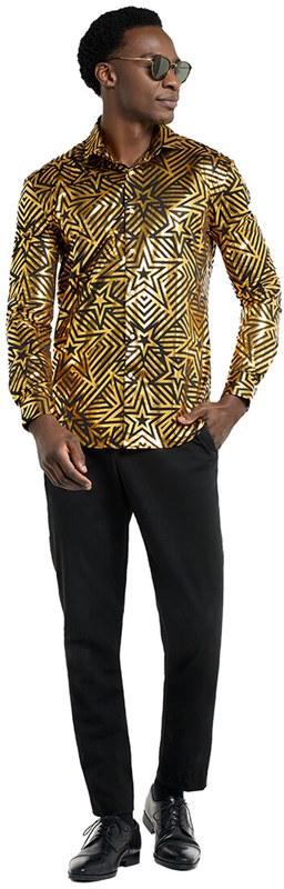 Overhemd OppoSuits Golden Geo Star (3)