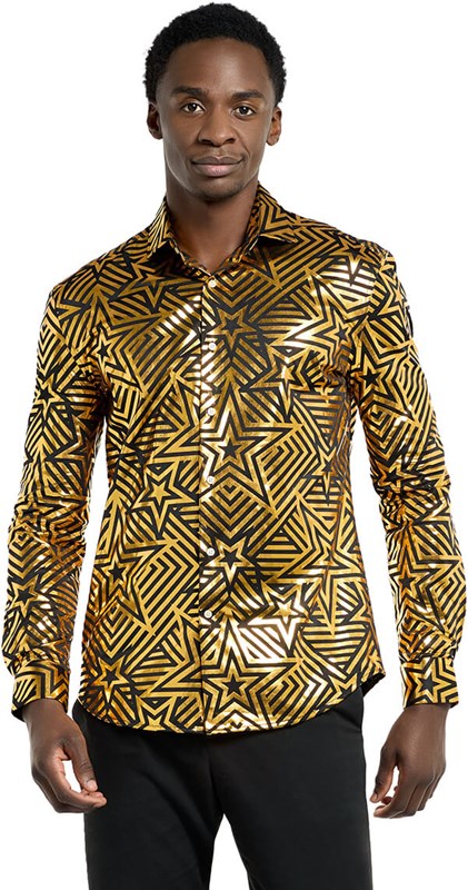 Overhemd OppoSuits Golden Geo Star