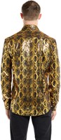 Overhemd OppoSuits Shiny Snake (achterkant)