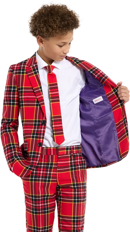 Kinderkostuum OppoSuits The Lumberjack  (binnenkant colbert)