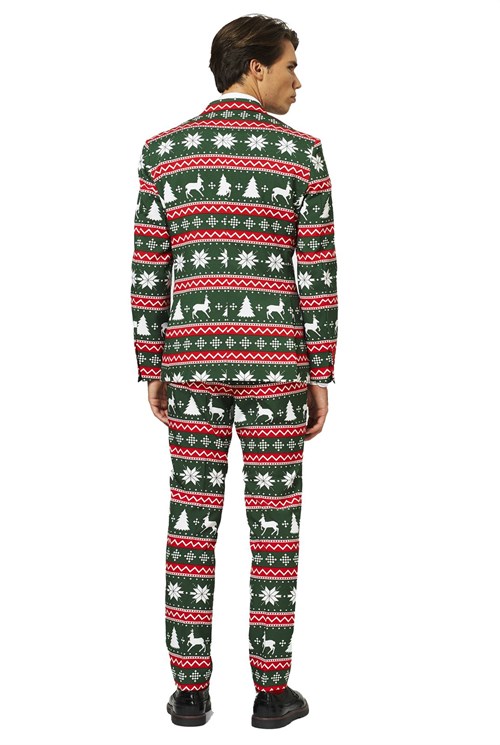 Herenkostuum OppoSuits Festive Green-2