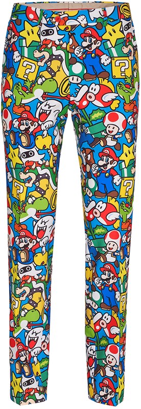 Herenkostuum OppoSuits Super Mario ™ (pantalon)