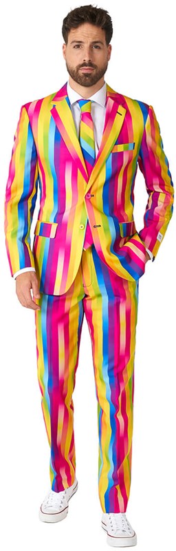 Herenkostuum OppoSuits Rainbow Glaze