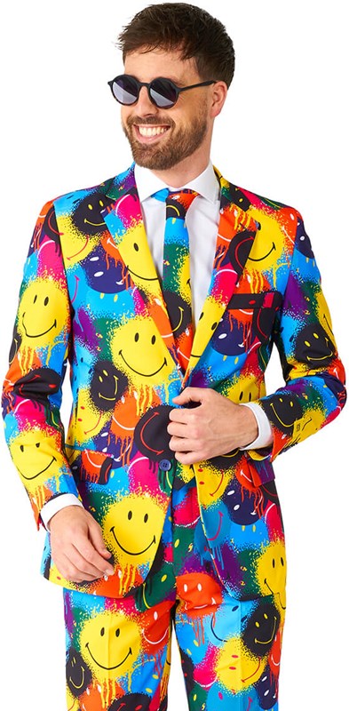 Herenkostuum OppoSuits Smiley ™ Drip (colbert)