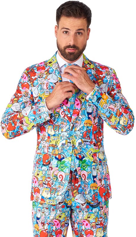 Herenkostuum OppoSuits Spongebob™ Frenzy (colbert)