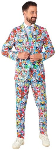 Herenkostuum OppoSuits Spongebob™ Frenzy