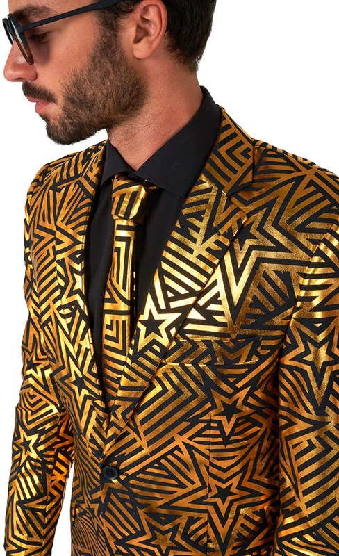 Herenkostuum OppoSuits Golden Geo Star (1)