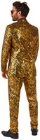 Herenkostuum OppoSuits Golden Geo Star (achterkant)