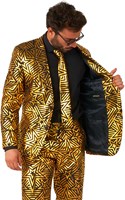Herenkostuum OppoSuits Golden Geo Star (voering)