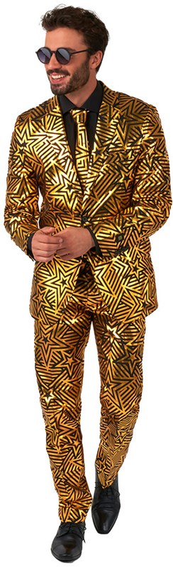 Herenkostuum OppoSuits Golden Geo Star