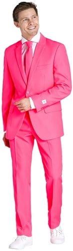 Herenkostuum OppoSuits Neon Pink Power