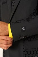 Herenkostuum OppoSuits The Batman ™ (detail mouw)