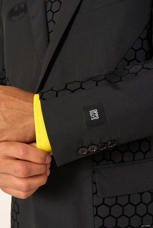 Herenkostuum OppoSuits The Batman ™ (detail mouw)