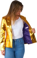 Dames Blazer OppoSuits Groovy Gold (binnenkant)