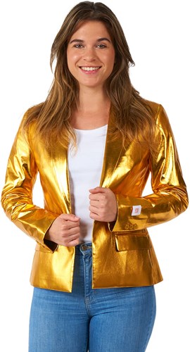 Dames Blazer OppoSuits Groovy Gold