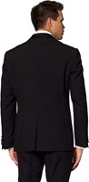 Herenkostuum Opposuits Jet Set Black (achterkant)