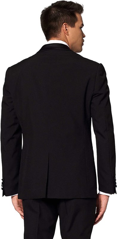 Herenkostuum Opposuits Jet Set Black (achterkant)