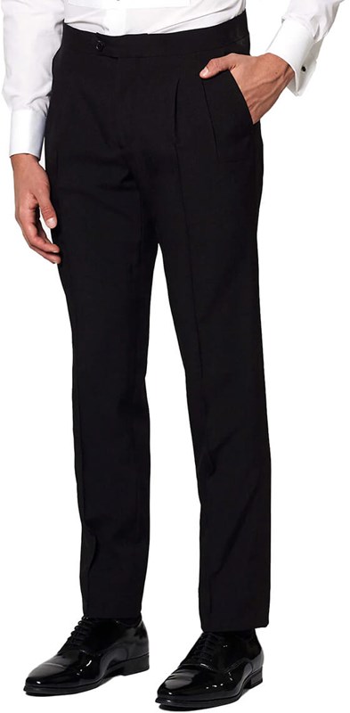 Herenkostuum Opposuits Jet Set Black (broek)