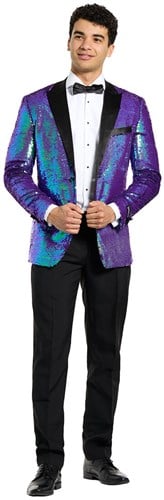Smoking OppoSuits Sapphire Sequins