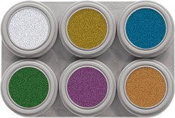 Grimas Water Make-up Palet 6 Metallic (2,5ml)