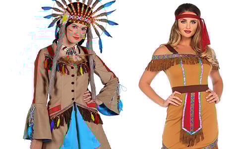 Indianen kleding voor dames en heren en accessoires Kopen