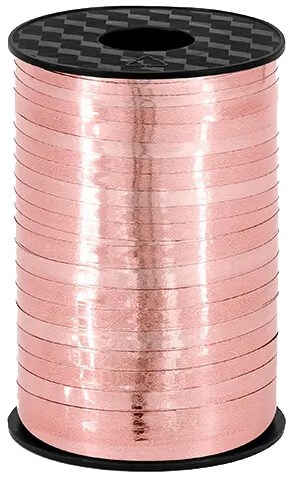 Cadeaulint Metallic Roségoud 5mm Breed (225m)