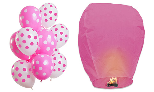 Roze Ballonnen