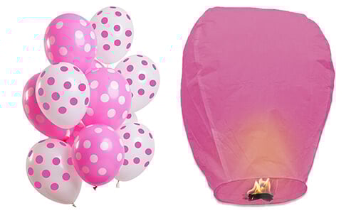 Roze Ballonnen