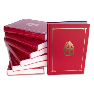 Sinterklaasboek Luxe met Mijter (extra dik)