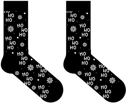 Sokken "Ho Ho Ho"