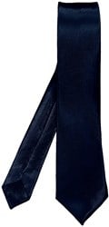 Stropdas Satijn Lang Donkerblauw