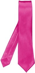 Stropdas Satijn Lang Pink