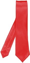 Stropdas Satijn Lang Rood