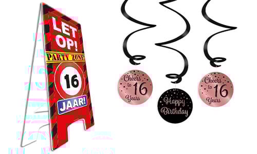 Sweet Sixteen Versiering