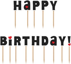 Taart Topper Happy Birthday