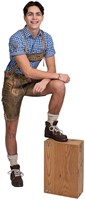 Tiroler Lederhose Urban Retro Kort (nepleer) (2)