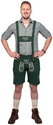 Lederhose Donkergroen met Opdruk (Joggingstof)