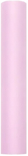 Tule Op Rol Licht Roze 30cm (9m)